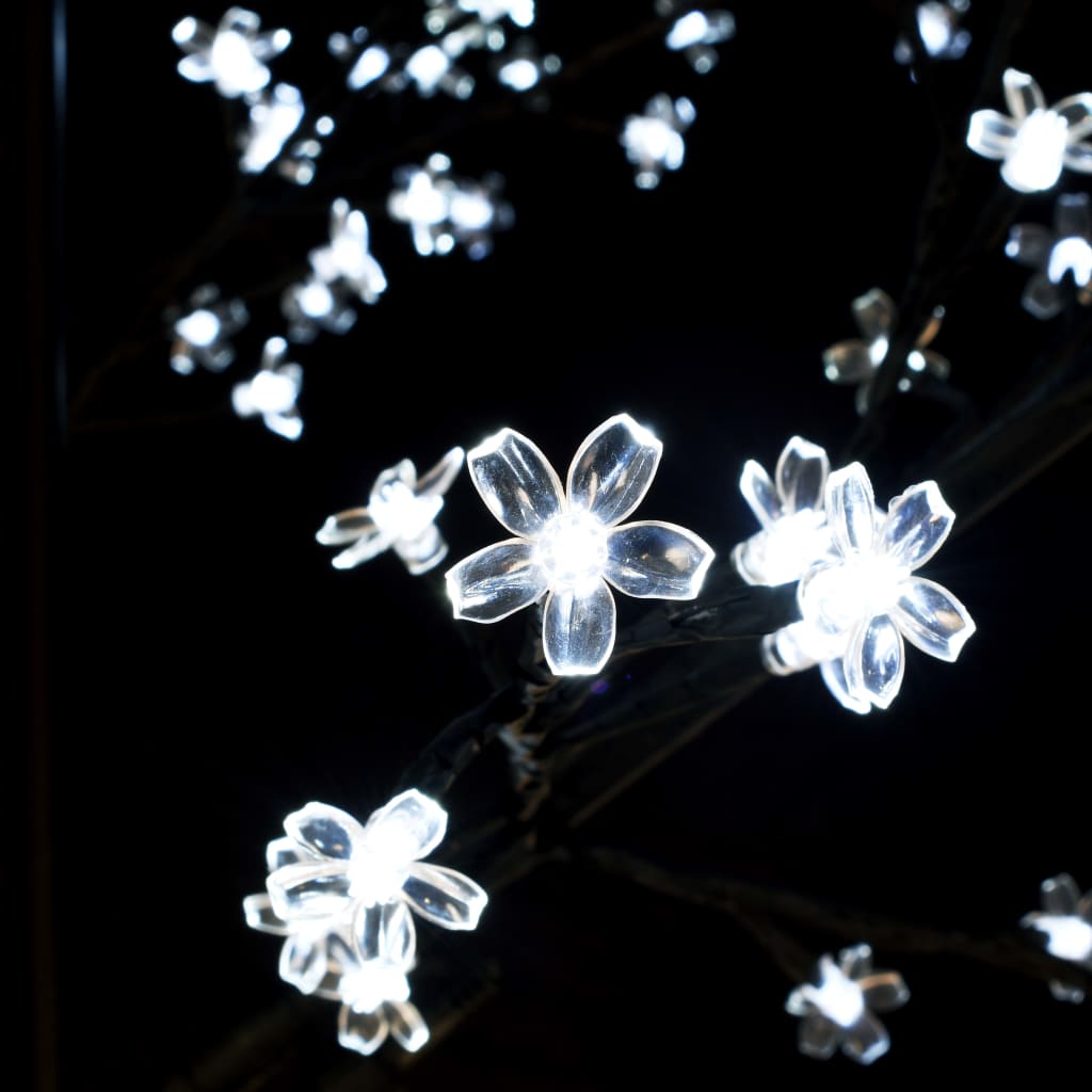vidaXL Božično drevesce z 2000 LED lučkami češnjevi cvetovi 500 cm