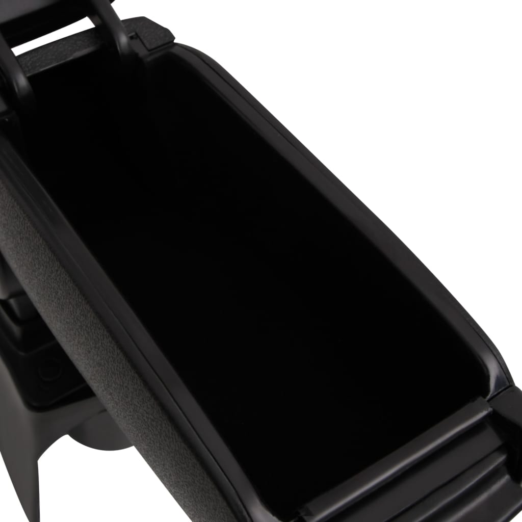 vidaXL Naslon za roke za avto črn 16x36x(41-57) cm ABS