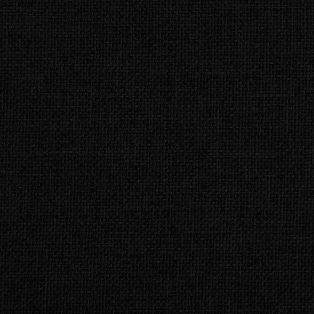 vidaXL Pasja postelja črna 70x52x30 cm blago