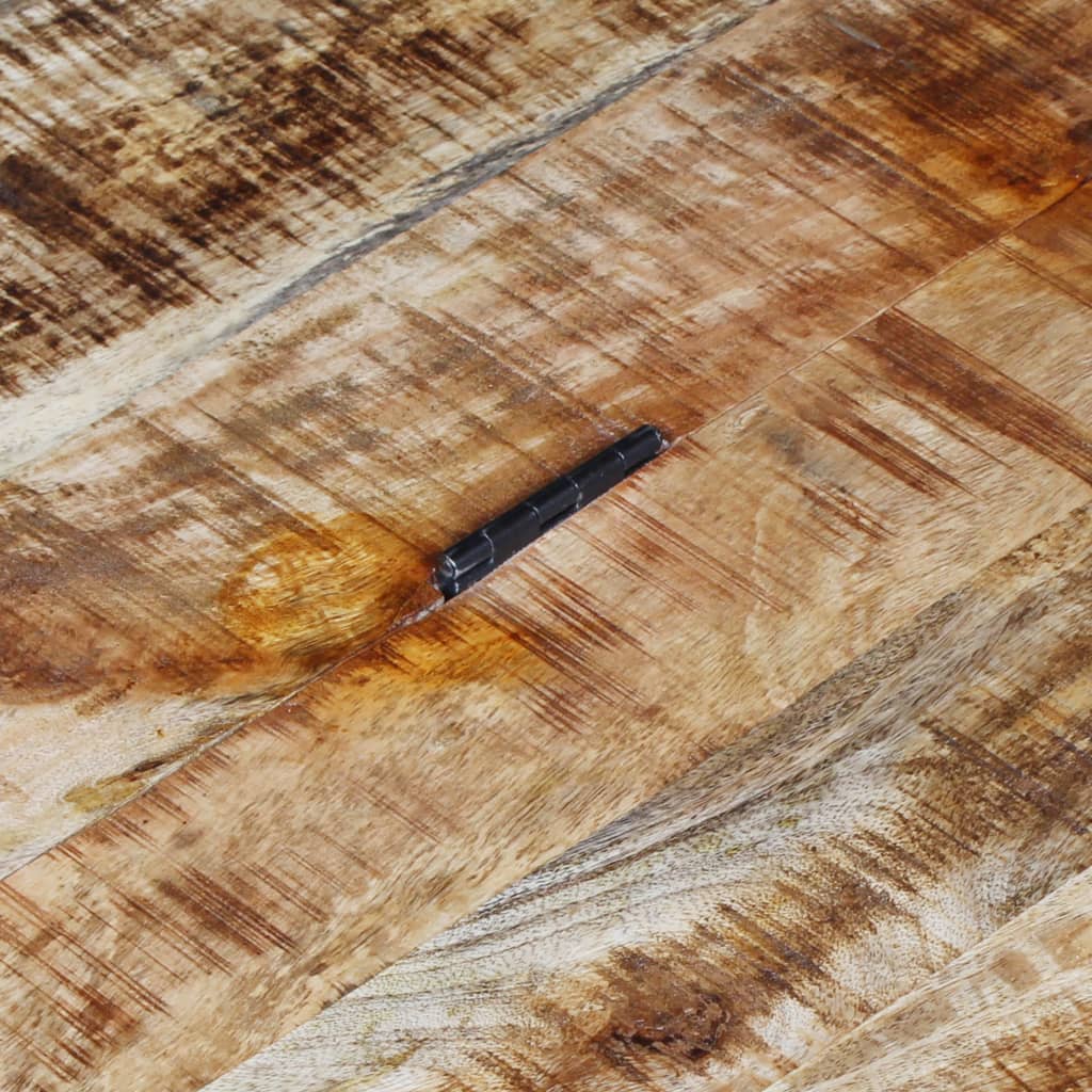 vidaXL Klubska mizica iz močnega mangovega lesa 70x70x40 cm