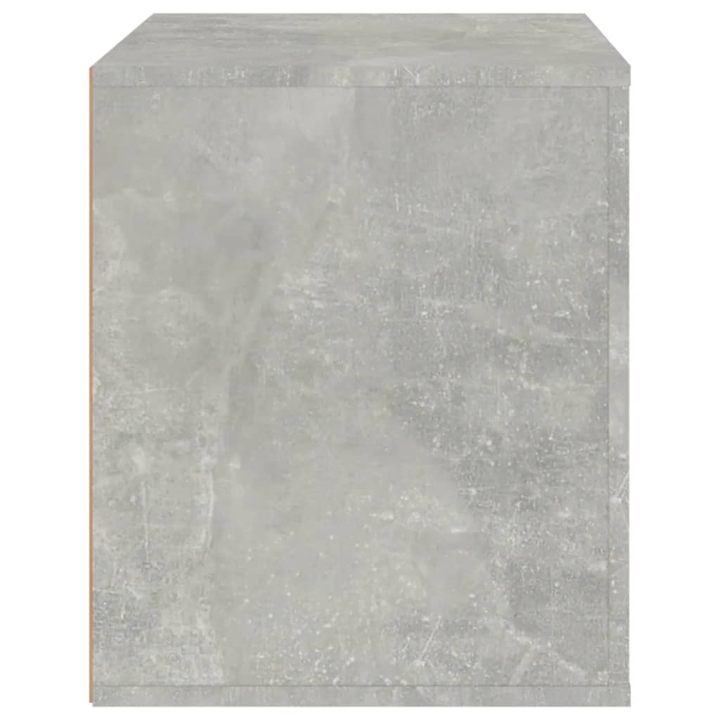 vidaXL Nočna omarica betonsko siva 50x39x47 cm