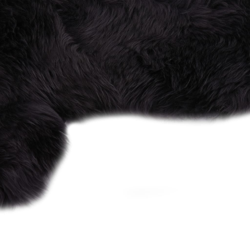vidaXL Preproga iz ovčje kože 60x180 cm temno siva