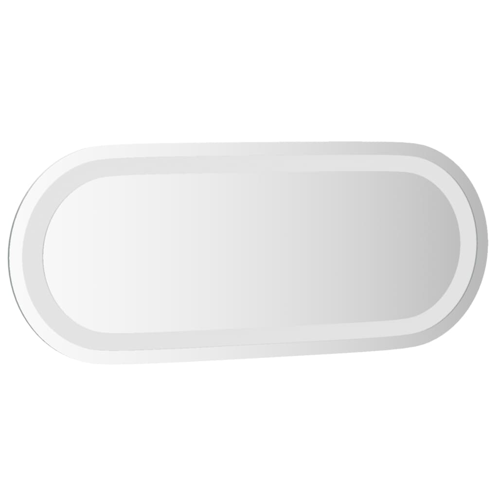 vidaXL LED kopalniško ogledalo 50x20 cm ovalno