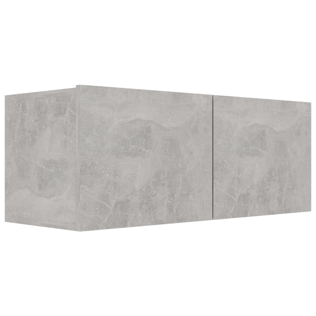 vidaXL TV omarica betonsko siva 80x30x30 cm iverna plošča