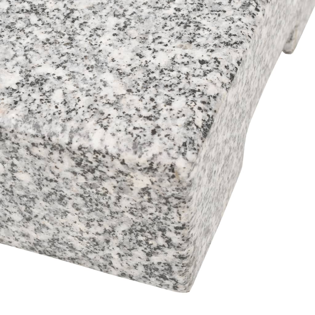 vidaXL Podstavek za senčnik granit pravokoten 25 kg
