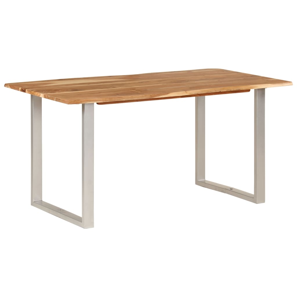 vidaXL Jedilna miza 154x80x76 cm trden akacijev les
