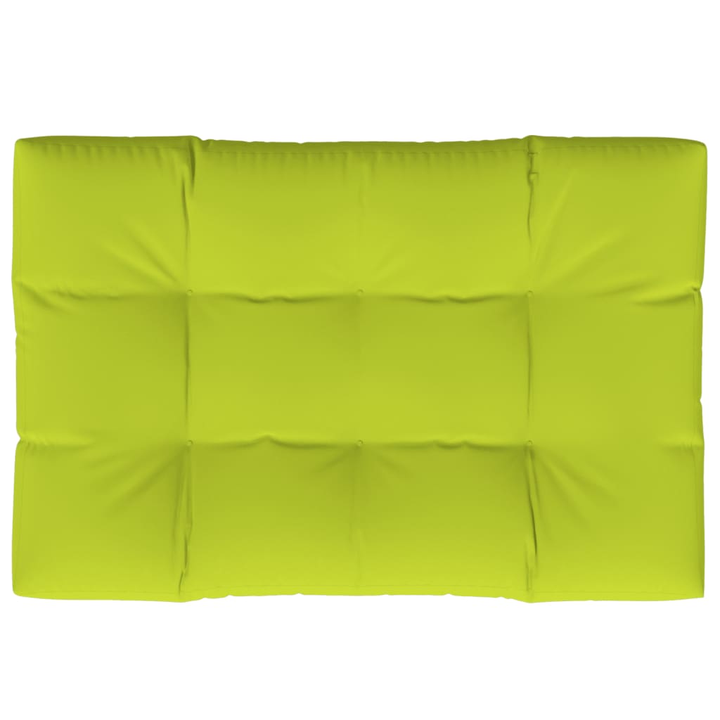 vidaXL Blazina za kavč iz palet svetlo zelena 120x80x12 cm