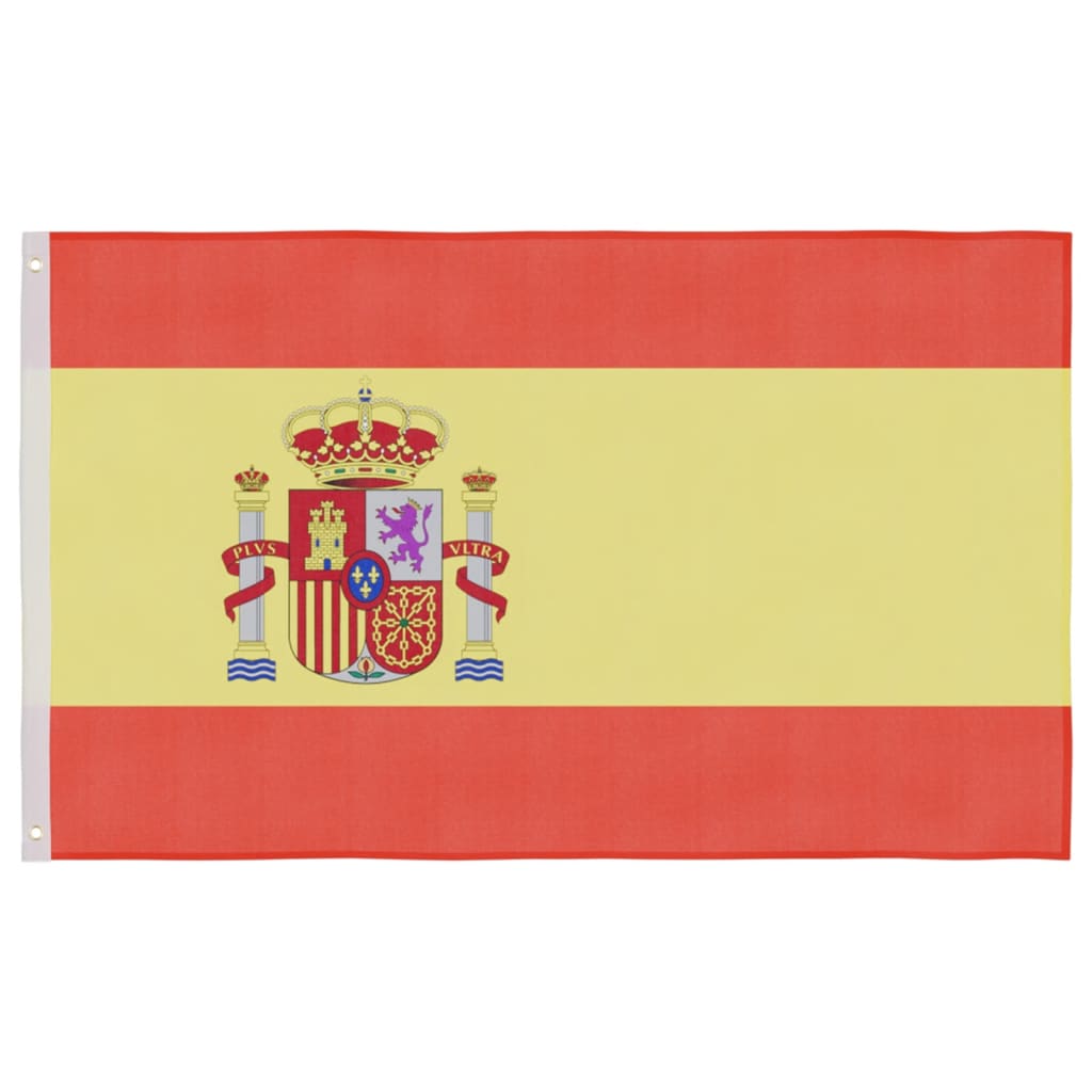 vidaXL Španska zastava in drog 6,23 m aluminij