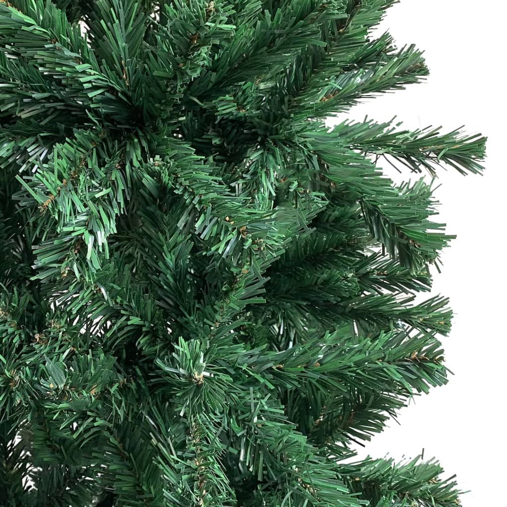 vidaXL Božični okrasni obok zelen 240 cm