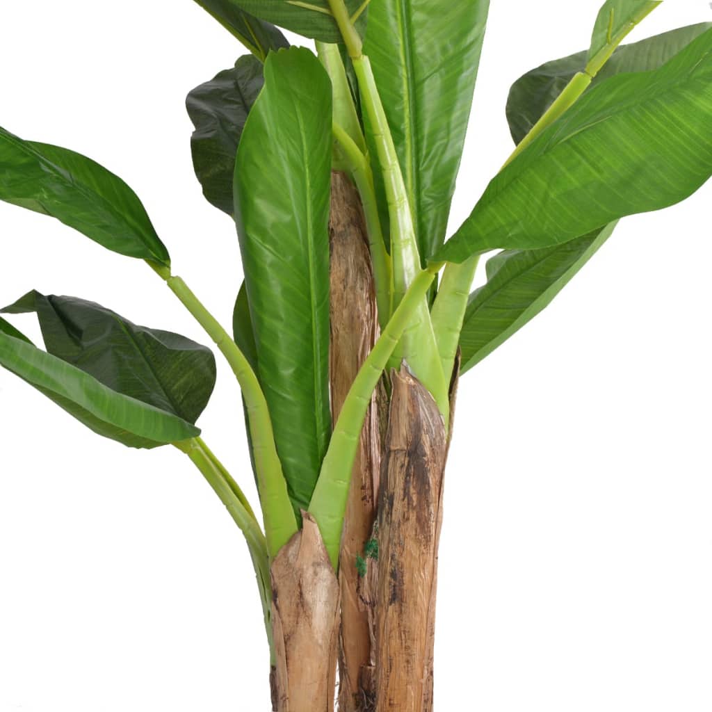 vidaXL Umetna rastlina bananovec v loncu 175 cm zelene barve