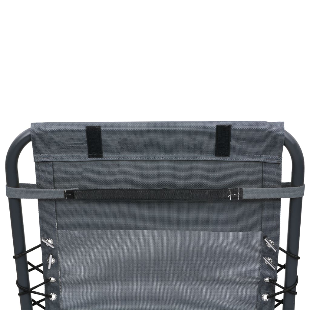 vidaXL Vzglavnik za ležalnik siv 40x7,5x15 cm iz tekstila