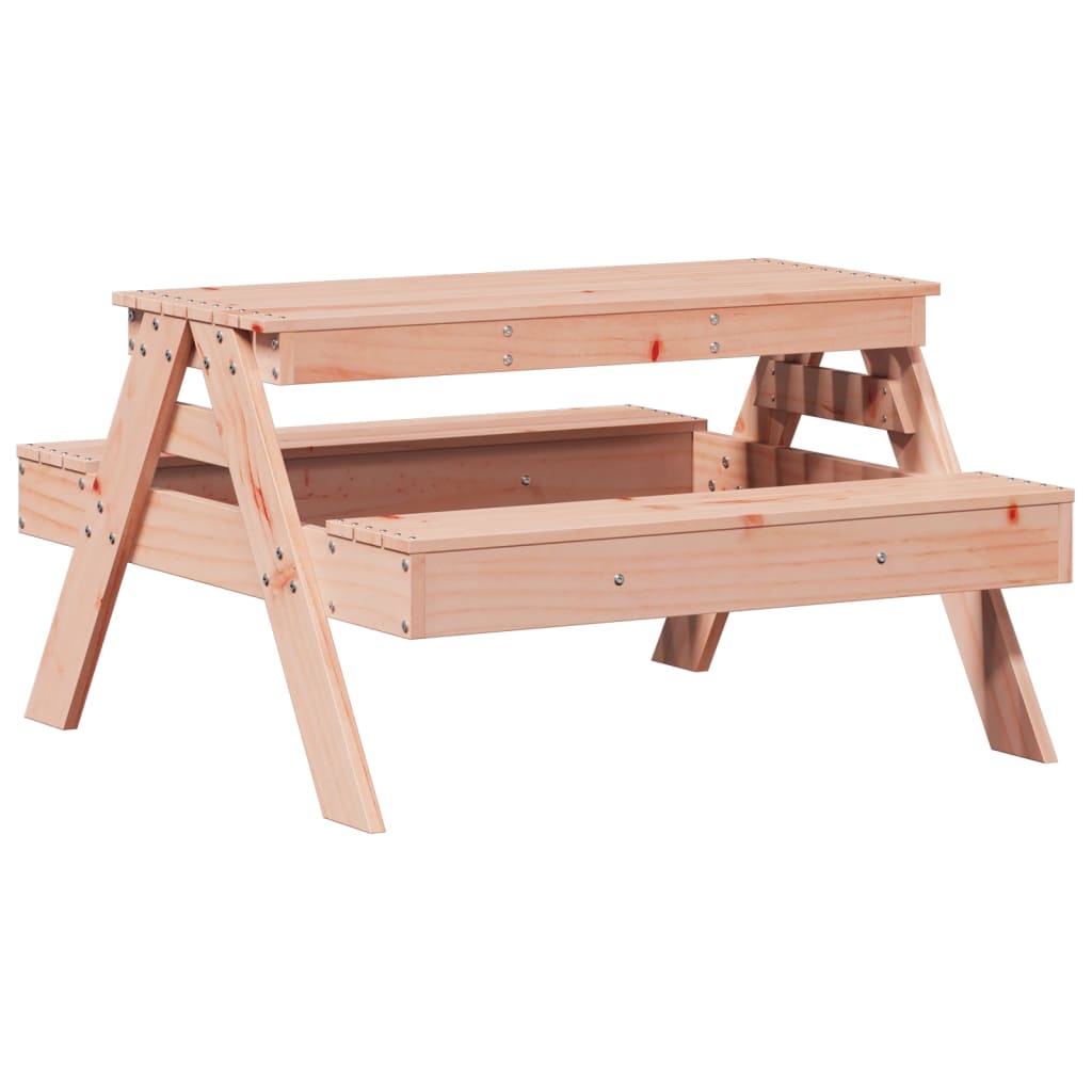 vidaXL Piknik miza za otroke 88x97x52 cm trden les douglas