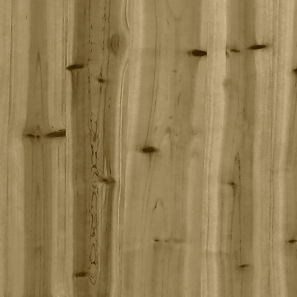 vidaXL Miza za sajenje s polico 82,5x35x75 cm impregnirana borovina
