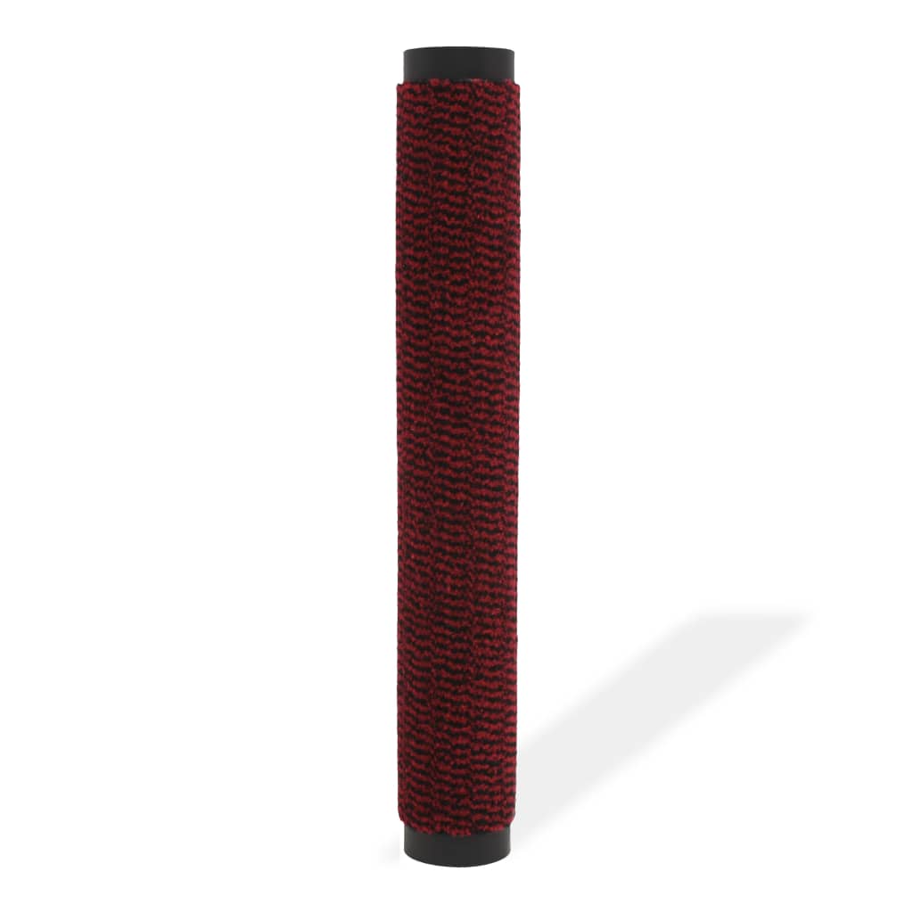 vidaXL Protiprašni predpražnik pravokotni taftani 60x90 cm rdeči