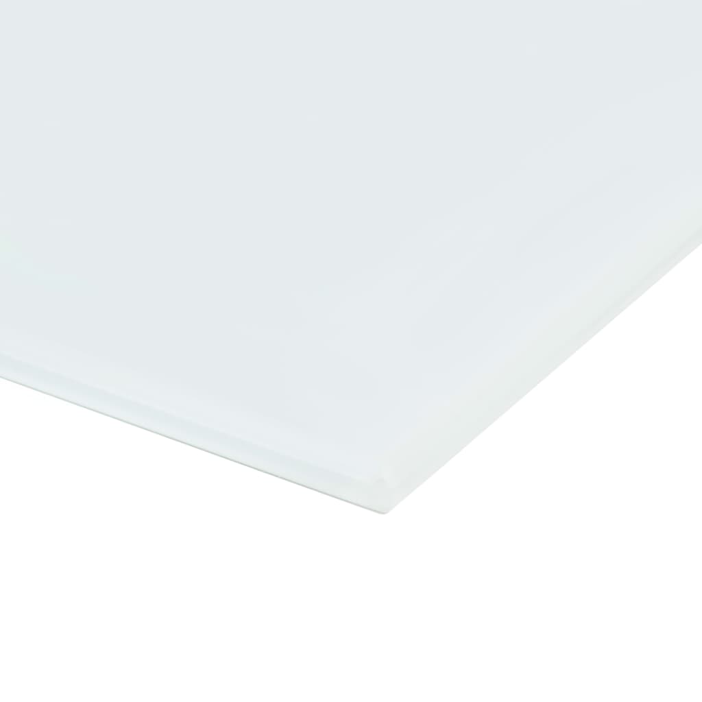 vidaXL Stenska magnetna bela tabla iz stekla 60x40 cm