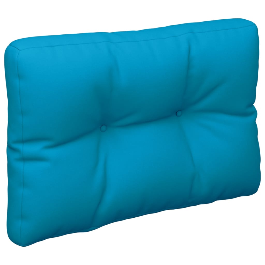 vidaXL Blazina za kavč iz palet modra 60x40x12 cm