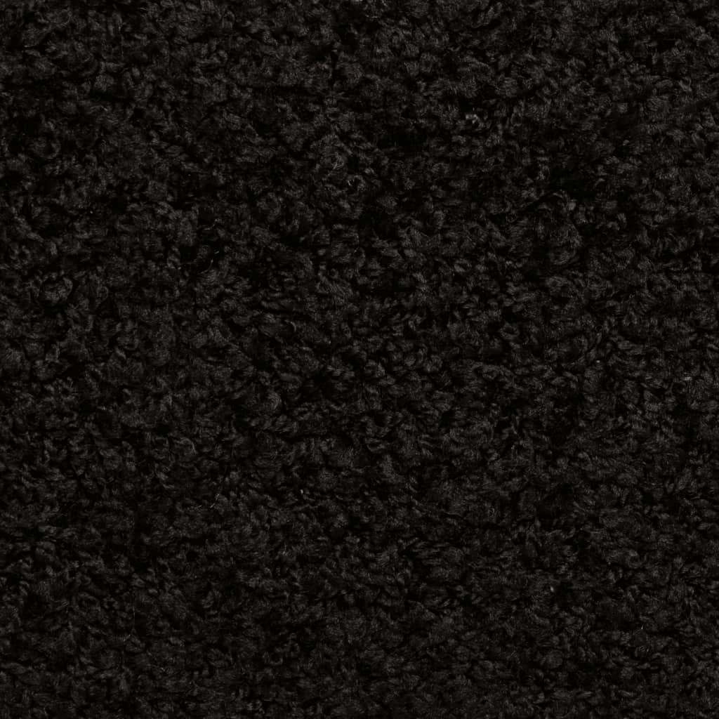vidaXL Preproge za stopnice 15 kosov 65x21x4 cm črne