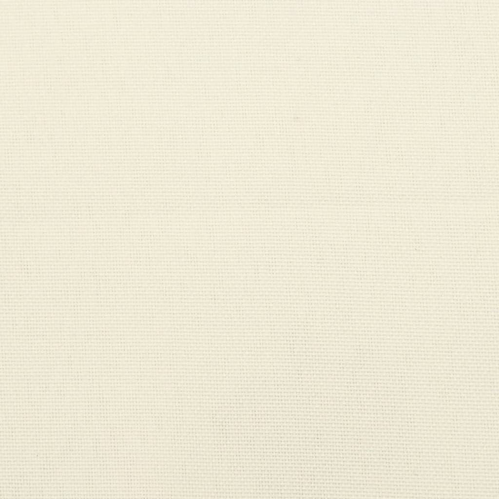 vidaXL Blazina za vrtno klop kremno bela 120x50x7 cm oxford tkanina