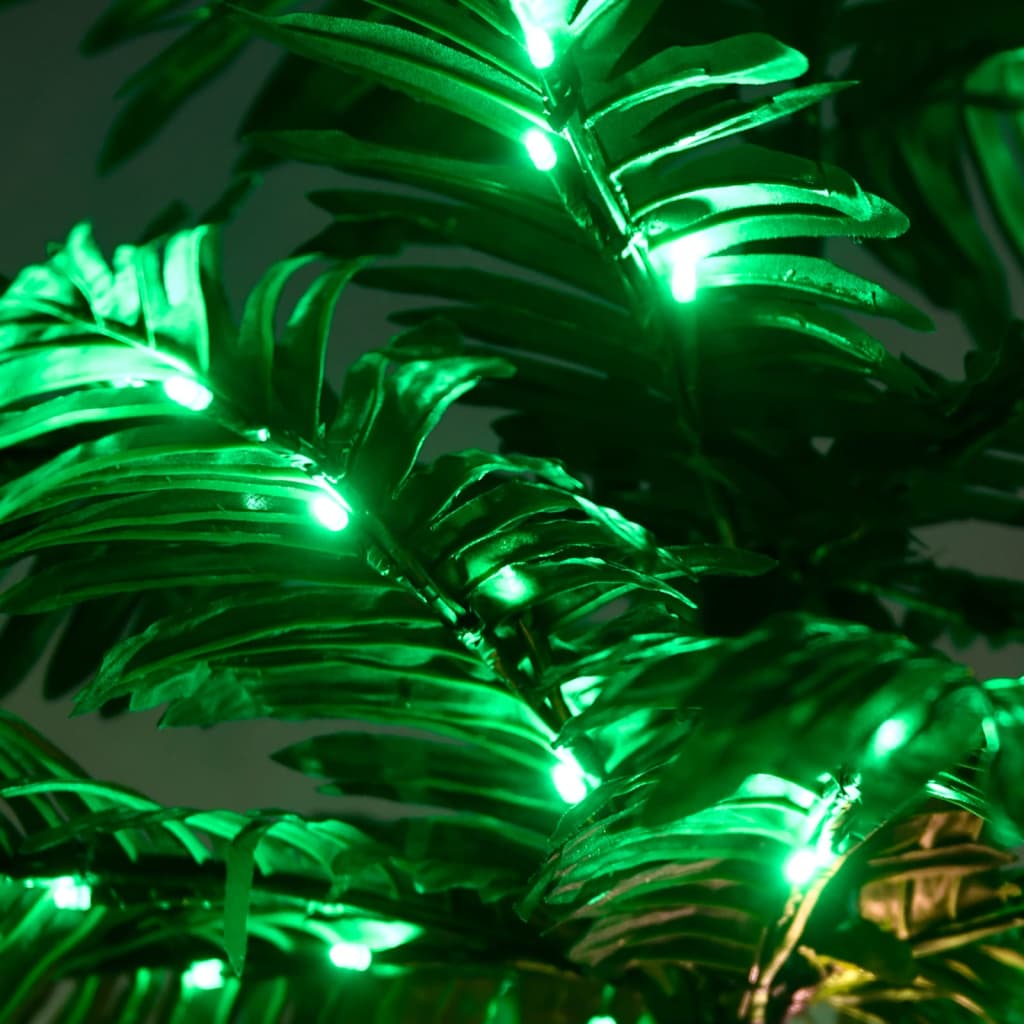 vidaXL LED palma toplo bela 72 LED lučk 120 cm