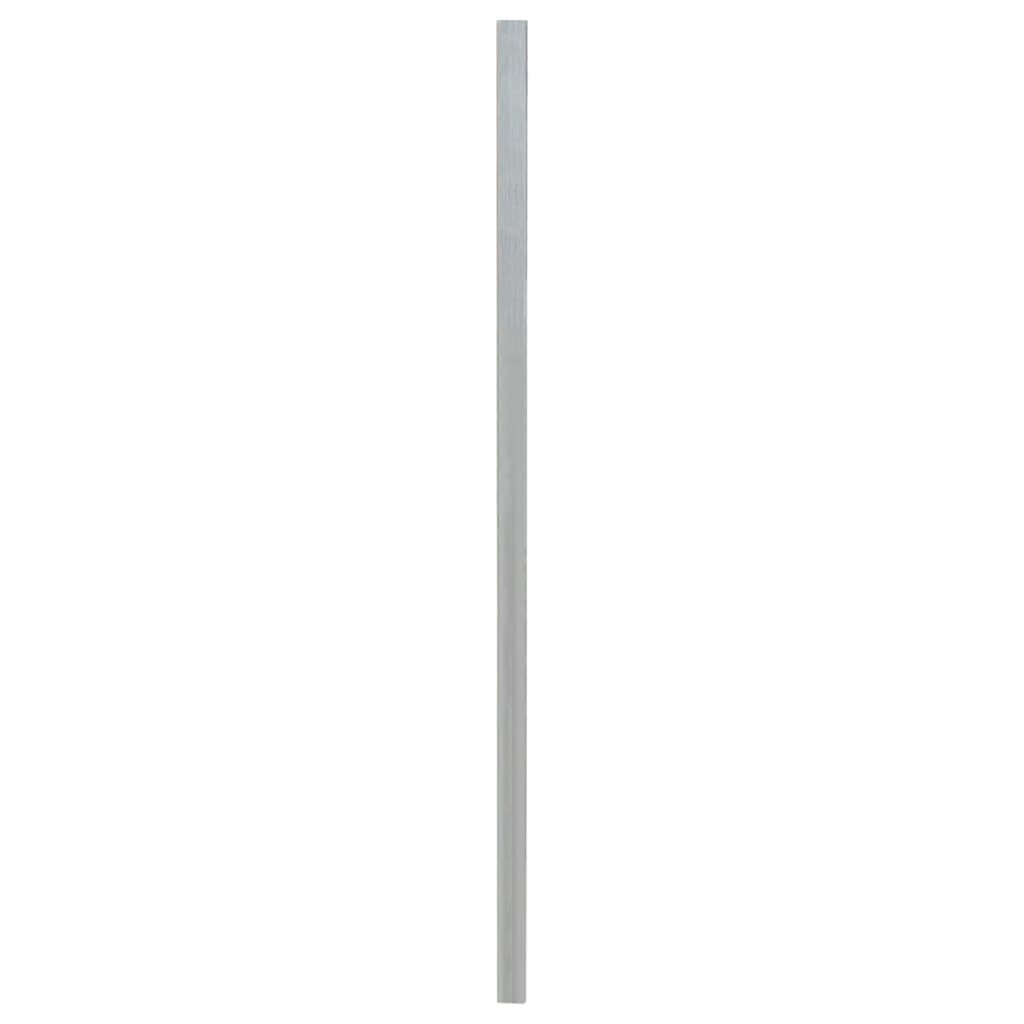 vidaXL Ograjni stebrički 20 kosov srebrni 150 cm pocinkano jeklo
