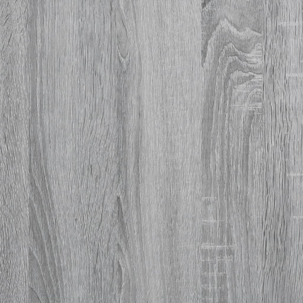 vidaXL Posteljni okvir siva sonoma 120x190 cm inženirski les