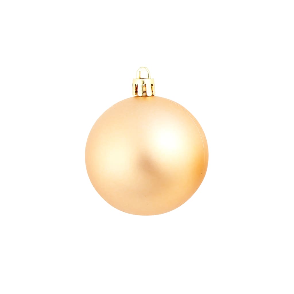 vidaXL Božično novoletne kroglice 100 kosov 3/4/6 cm roza/zlate