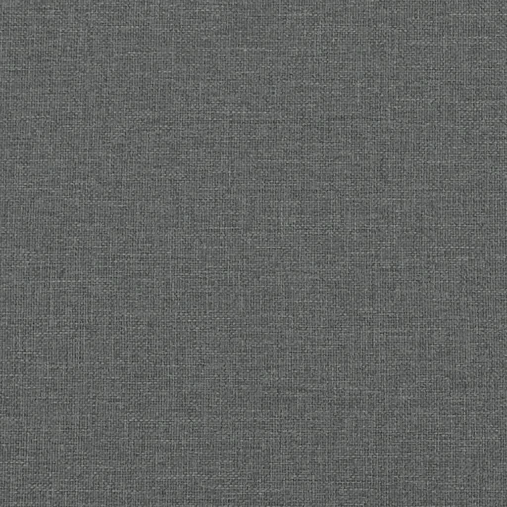 vidaXL Stolček za noge temno siv 77x55x31 cm blago