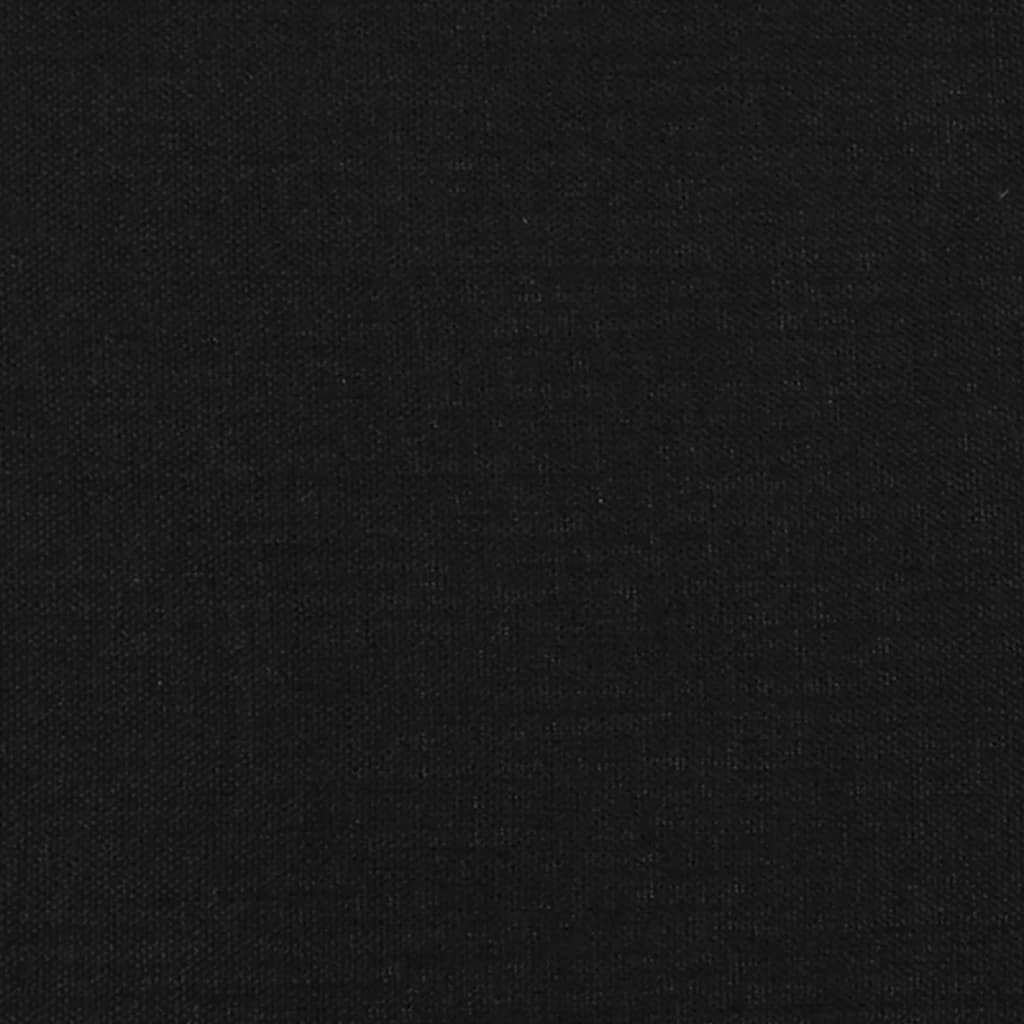 vidaXL Posteljni okvir črna 160x200 cm blago