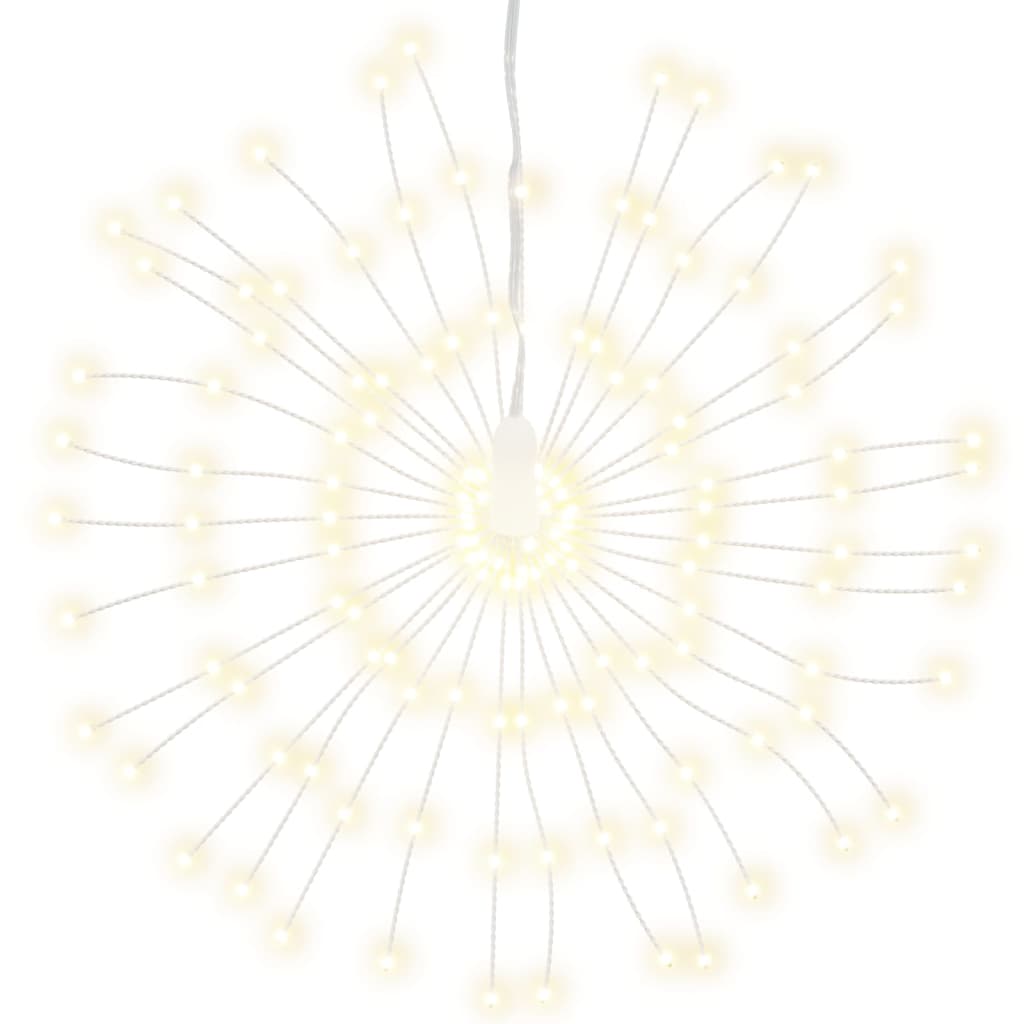 vidaXL Zunanje novoletne lučke 4 kosi toplo bele 20 cm 560 LED