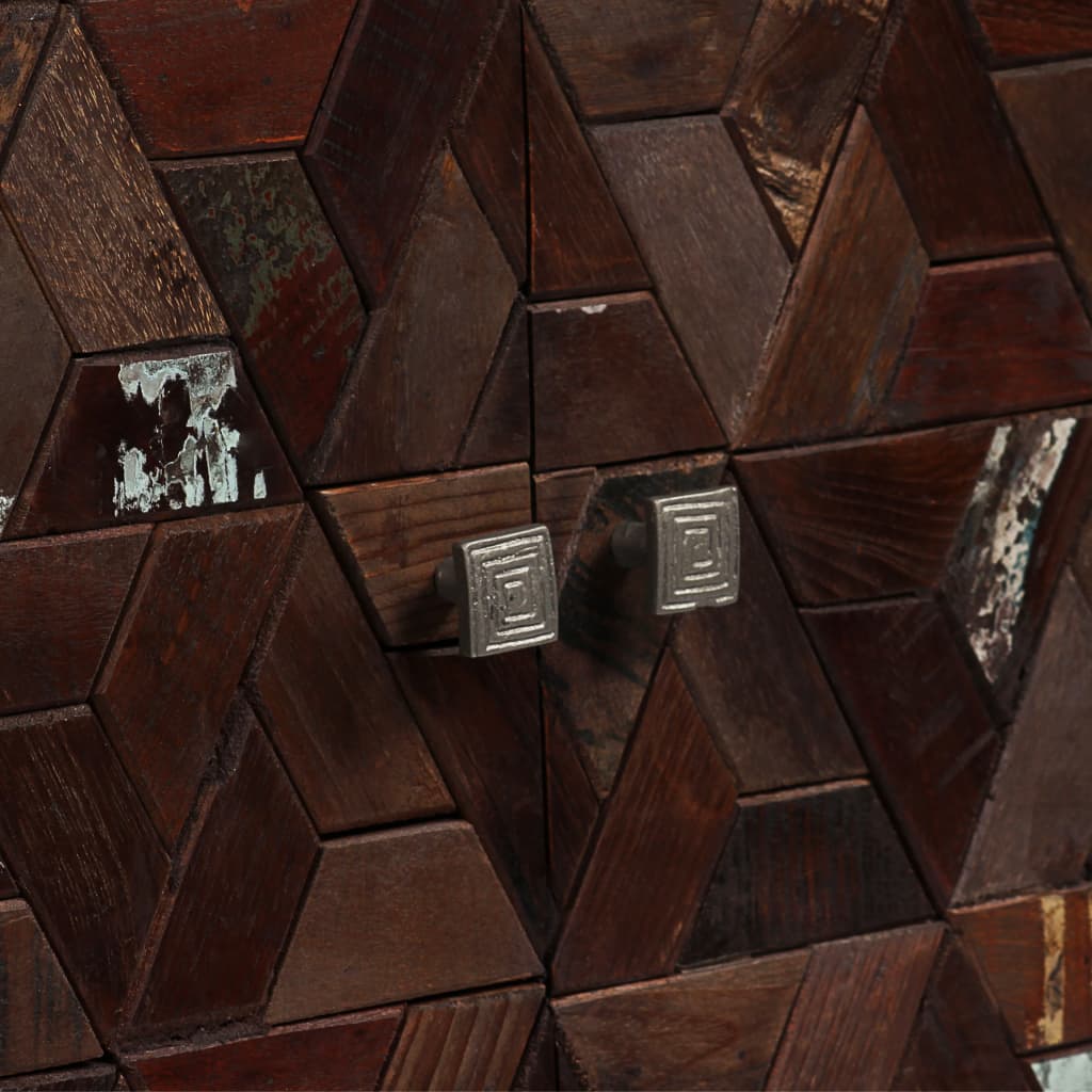 vidaXL Komoda iz trdnega predelanega lesa 60x30x76 cm