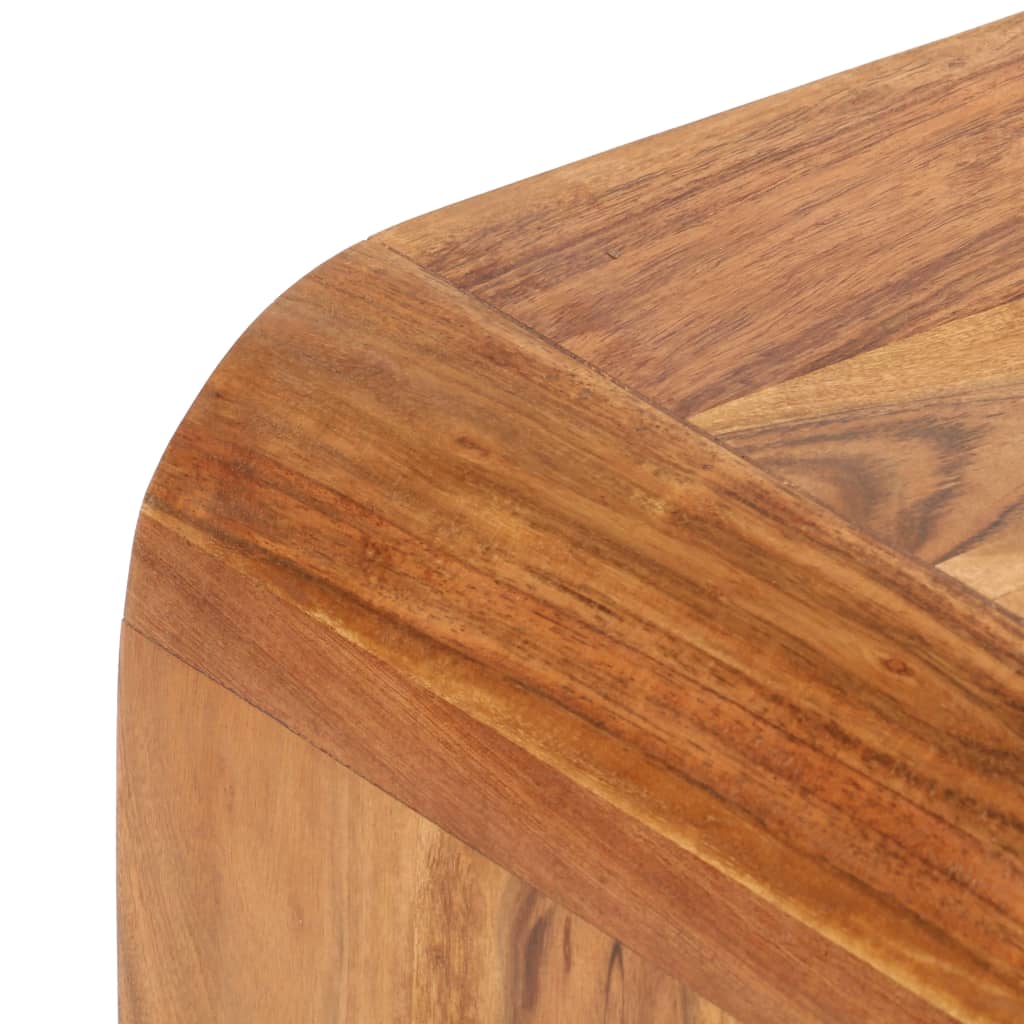 vidaXL Klubska mizica 90x50x30 cm trden akacijev les