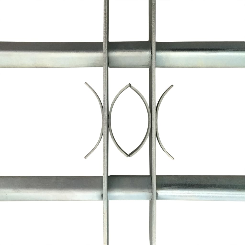 vidaXL Nastavljive okenske rešetke 2 kosa 700-1050 mm