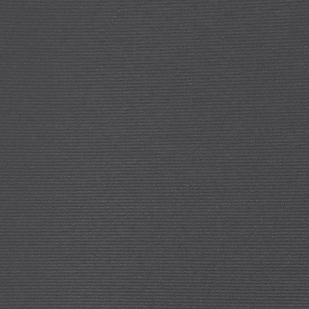 vidaXL Balkonska stranska tenda 165x250 cm črna