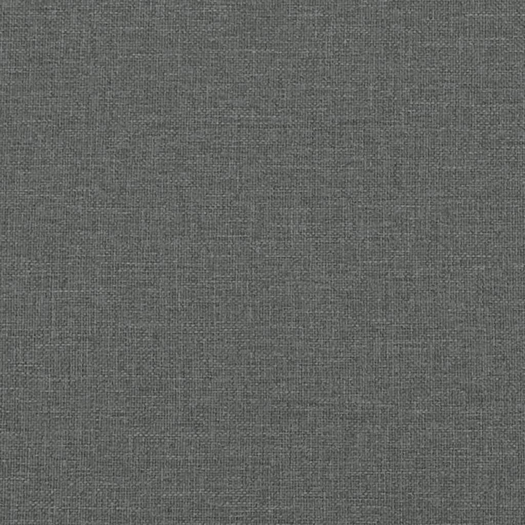 vidaXL Počivalnik iz temno sive tkanine