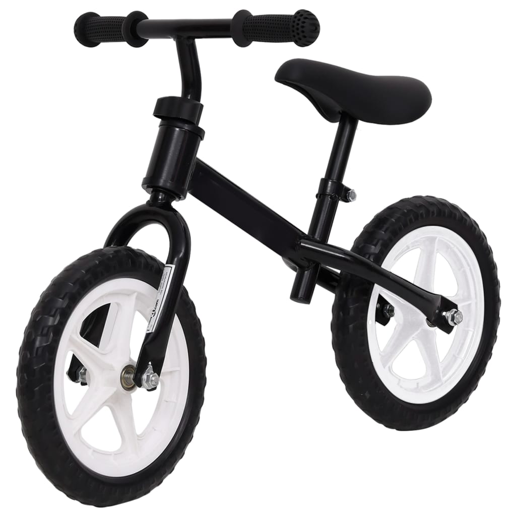 vidaXL Poganjalec 9,5" kolesa črn