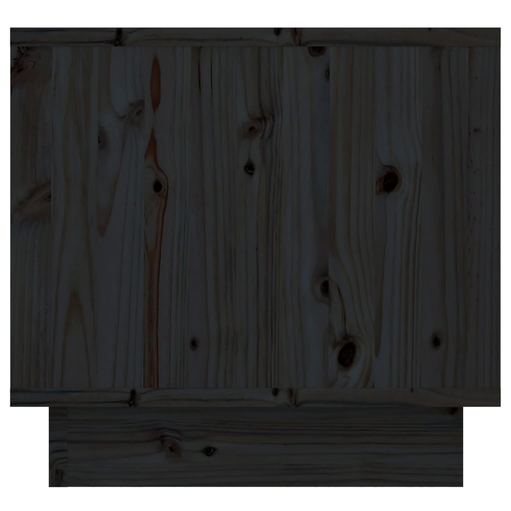 vidaXL Nočna omarica 2 kosa črna 35x34x32 cm trdna borovina