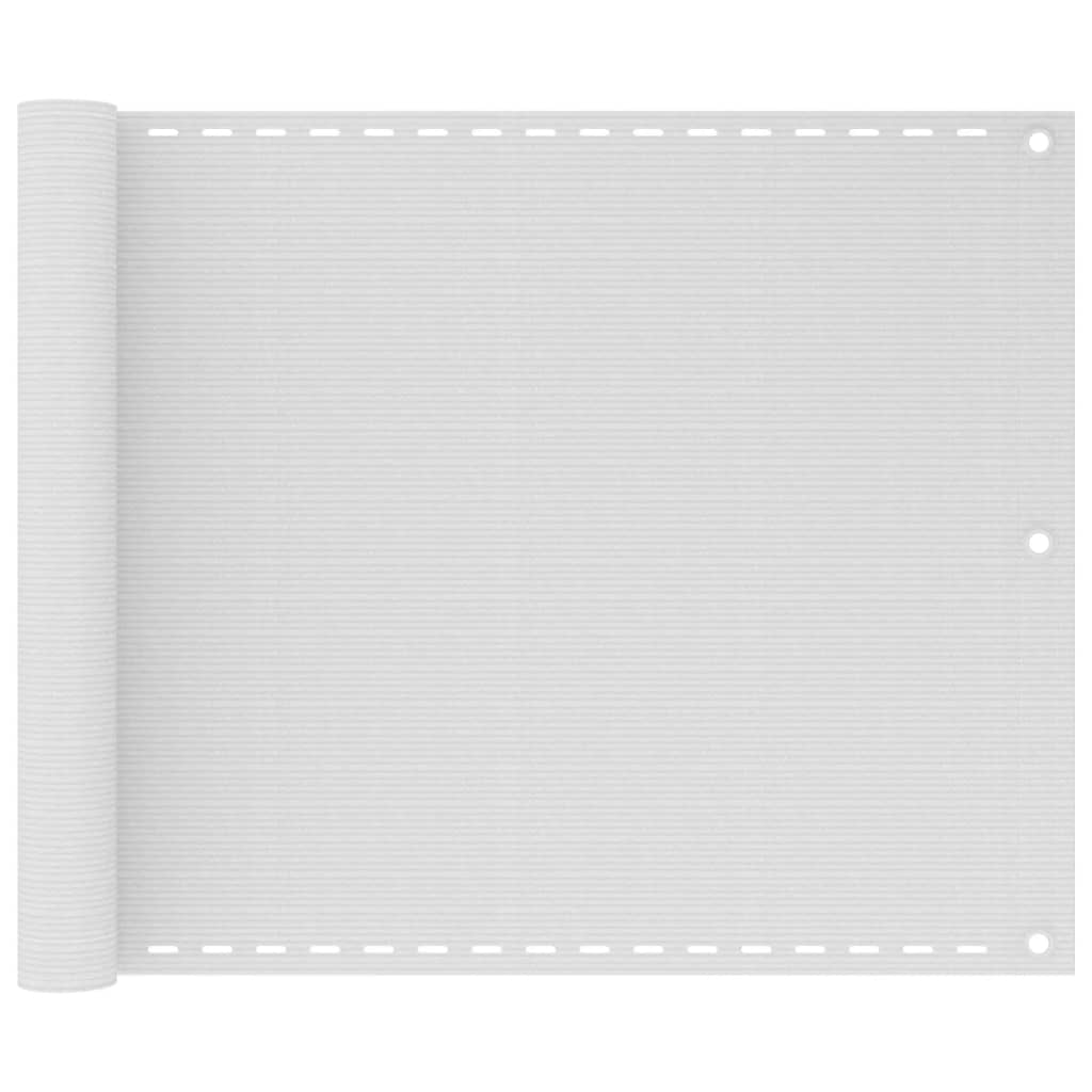 vidaXL Balkonsko platno belo 75x300 cm HDPE