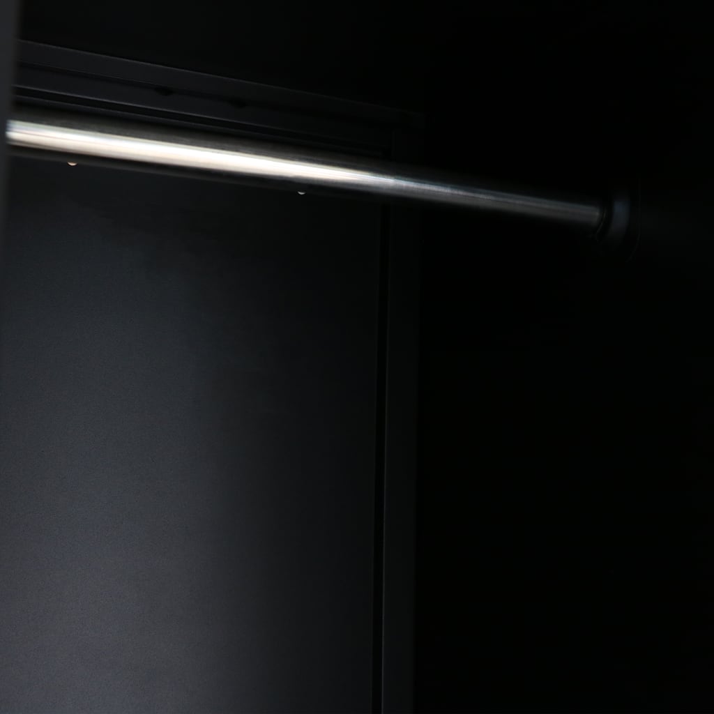 vidaXL Garderobna omarica iz kovine industrijski videz 90x45x180 cm
