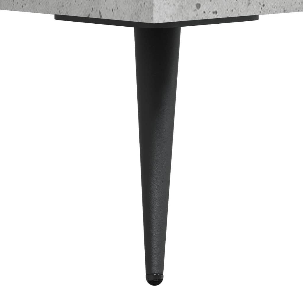 vidaXL Predalnik betonsko siv 69,5x34x90 cm inženirski les
