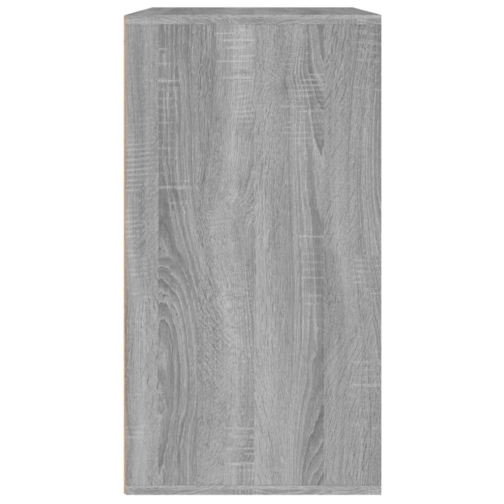 vidaXL Kozmetična omarica siva sonoma 80x40x75 cm inženirski les