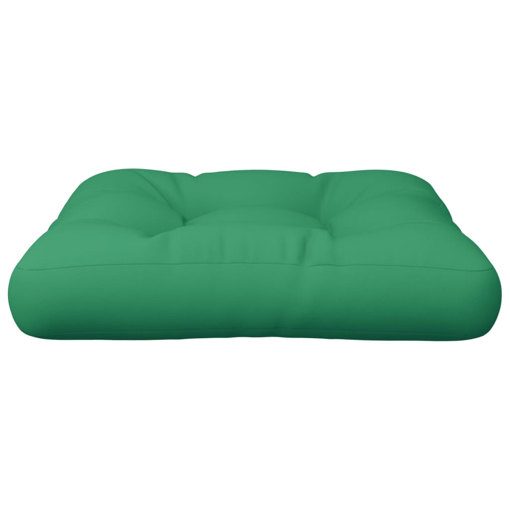vidaXL Blazina za kavč iz palet zelena 50x50x12 cm