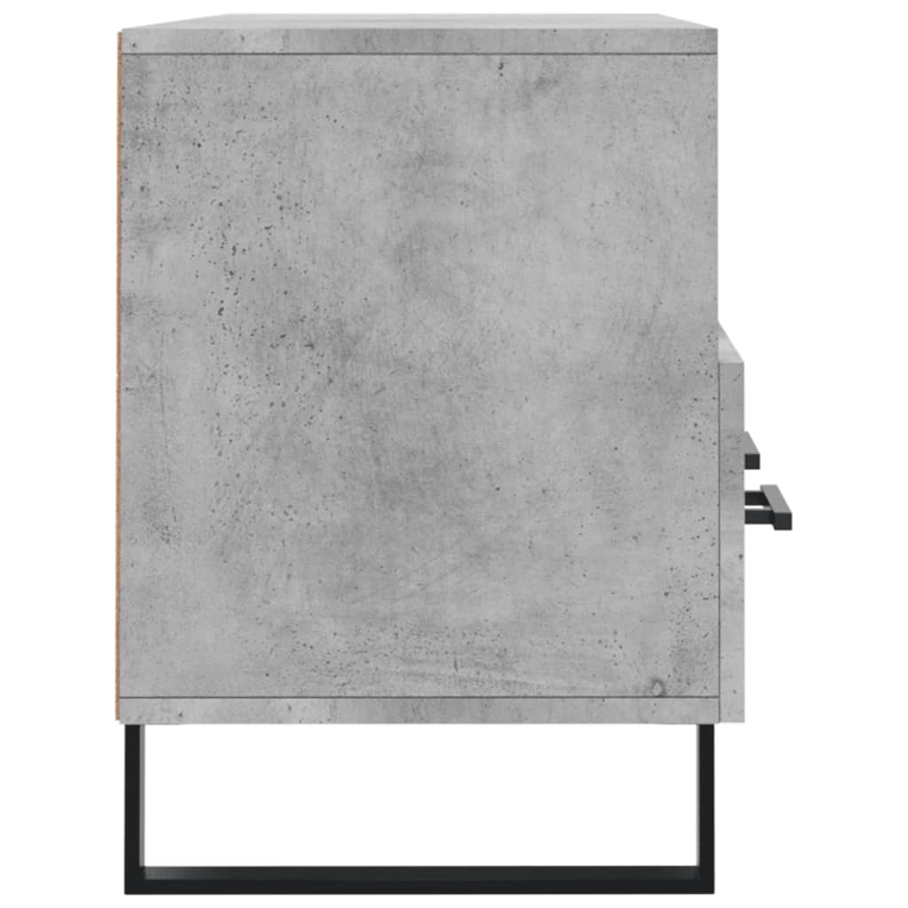 vidaXL TV omarica betonsko siva 102x36x50 cm inženirski les