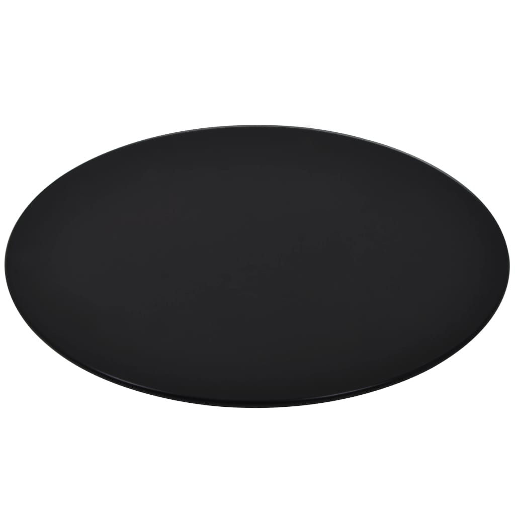 vidaXL Površina za mizo iz kaljenega stekla okrogle oblike 800 mm