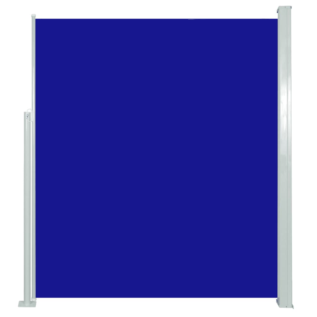 vidaXL Zložljiva stranska tenda za teraso 160x500 cm modra