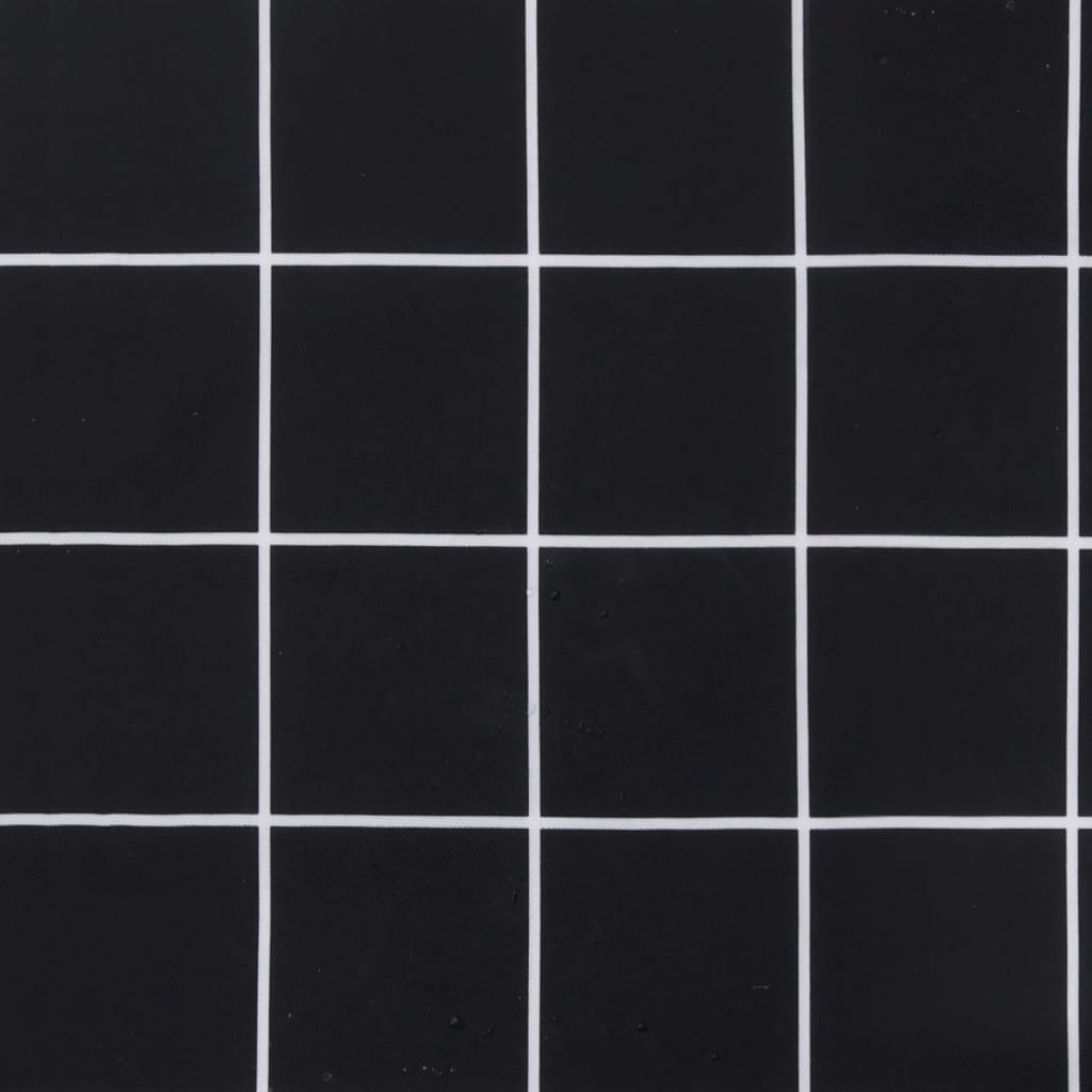 vidaXL Blazina za palete črn karo vzorec 60x60x8 cm oxford tkanina
