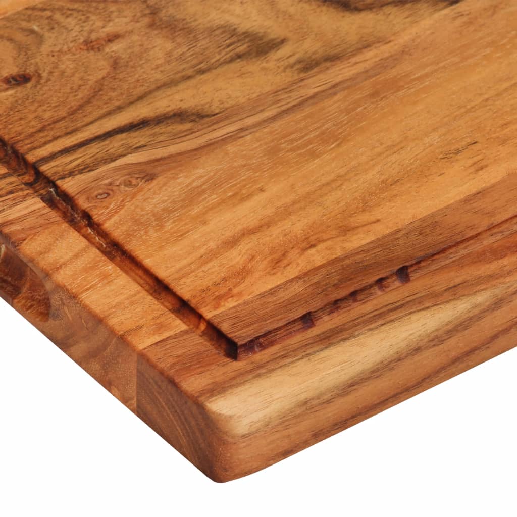 vidaXL Deska za rezanje 35x25x2,5 cm trden akacijev les