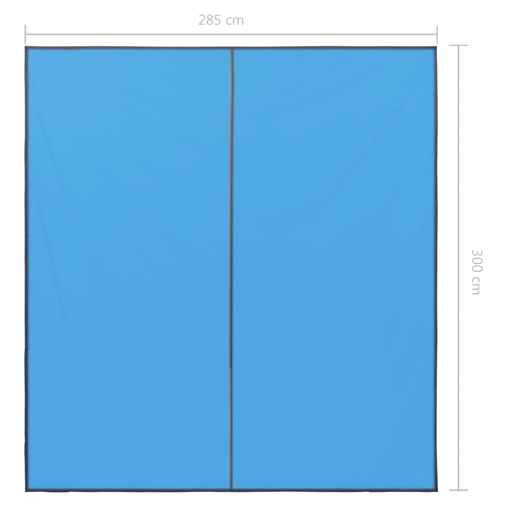 vidaXL Zunanja ponjava 3x2,85 m modra