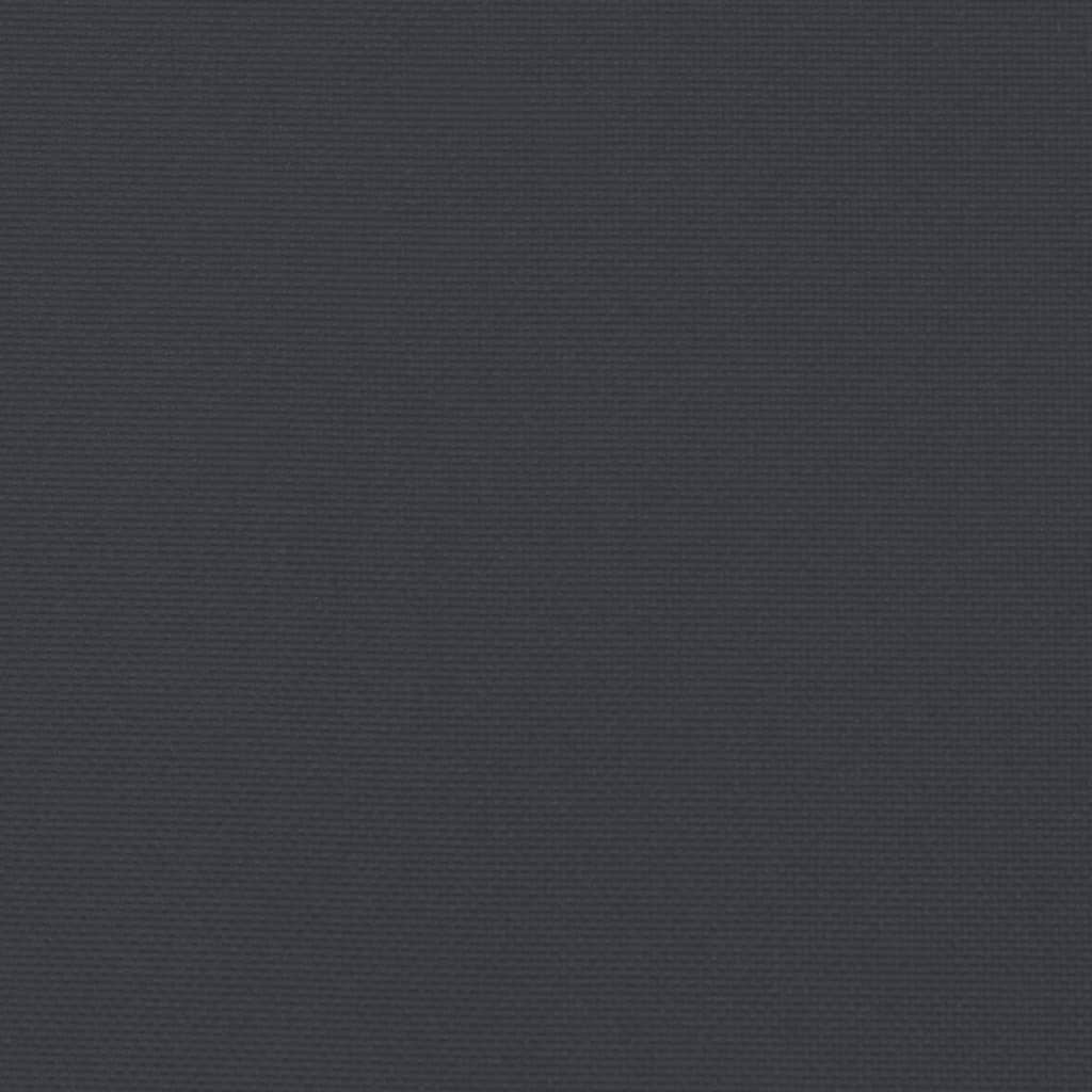 vidaXL Okrogla blazina črna Ø 60 x 11 cm oxford tkanina