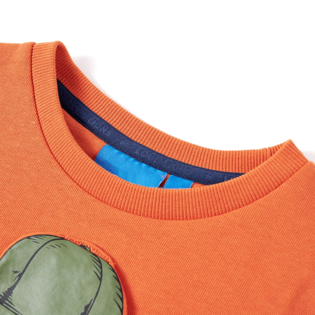 Otroški pulover temno oranžen 92