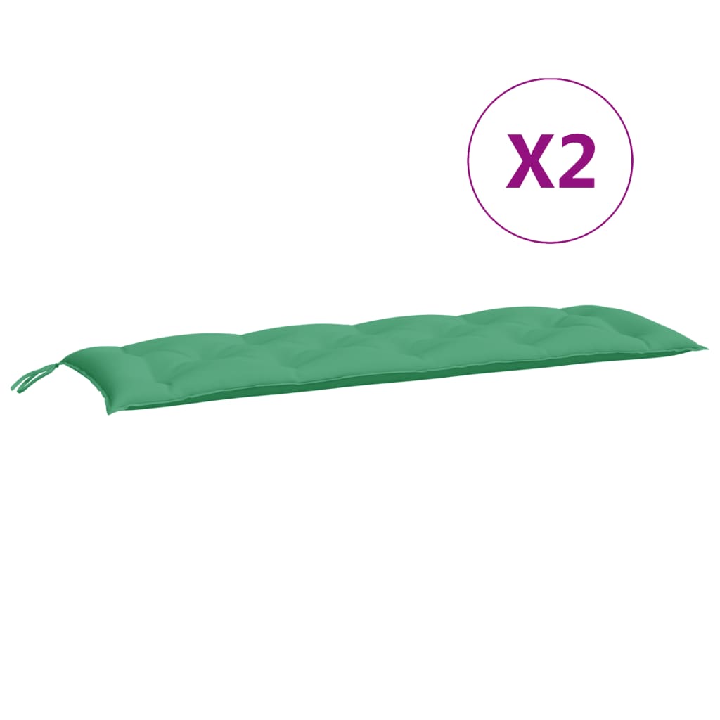 vidaXL Blazina za gugalnico zelena 150 cm blago